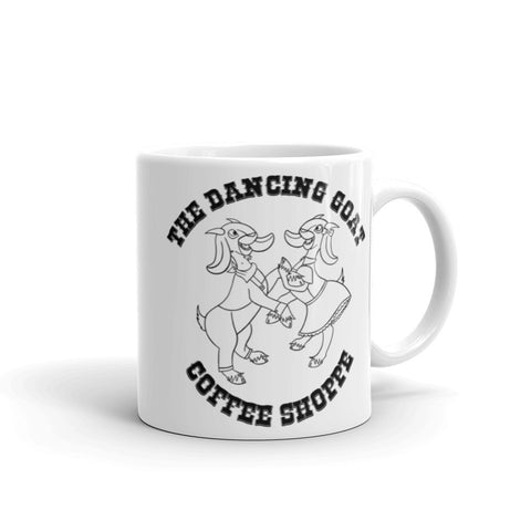 Original Dancing Goat Coffee Shoppe Mug 11 oz